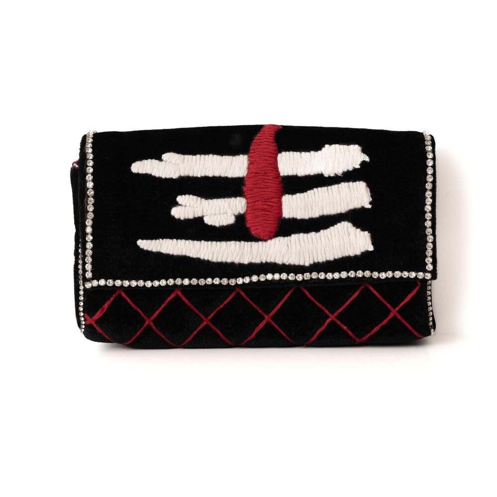 8382 Clutch - Shiva Design Clutch | Purses Elegant Evening Bag for Parties